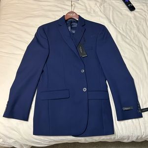 Men's Macys suit navy blue, brand new with tags!